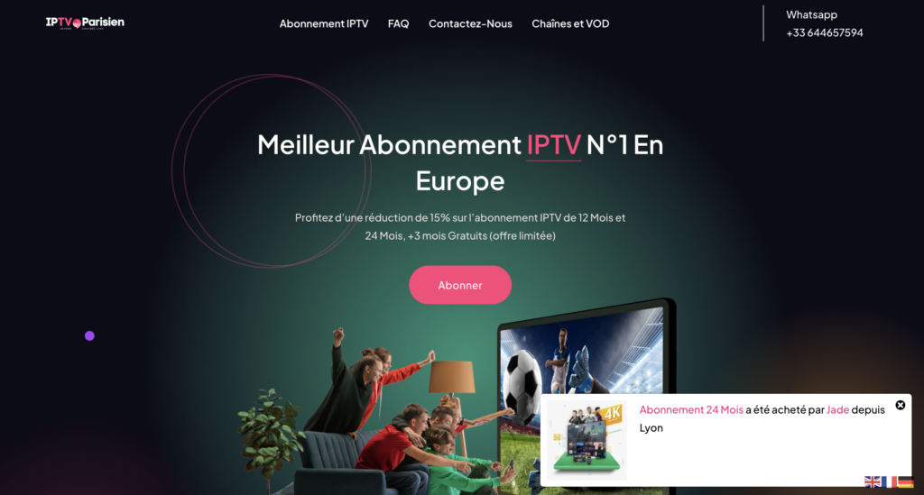 IPTV avec Chaînes Adultes